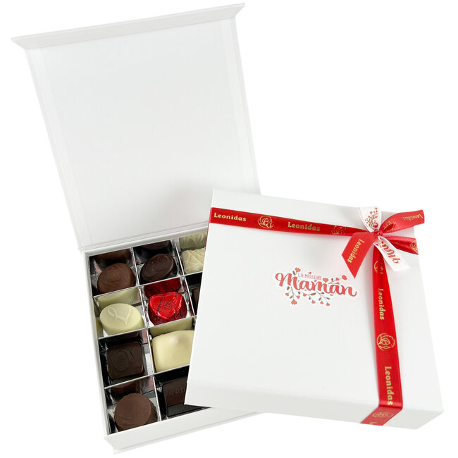 Leonidas Geschenkbox Allerliefste Mama mit 16 köstlichen Pralinen