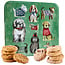 Assorted Sand Cookies in Decorative Dogs Tin 160g
