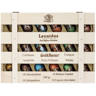 Leonidas Holzkiste 18 Likörpralinen
