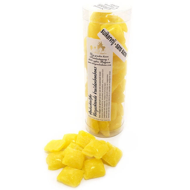 Suikervrije Kruidenbonbons Citroen 200g - Verfrissende Citroensmaak