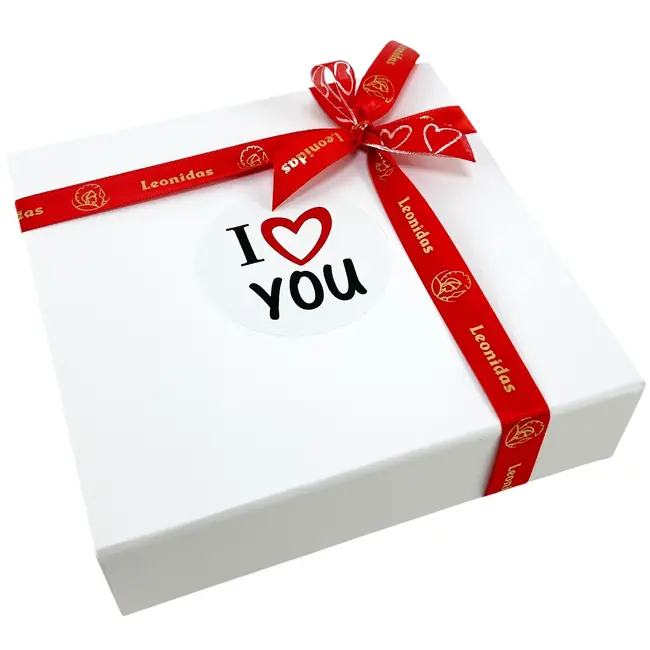 Leonidas Geschenkbox I love You 16 Pralinen – Belgische Schokoladenauswahl