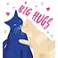 Greeting card 'BIG HUGS' (1 pc)