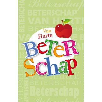 Grußkarte 'Van Harte Beterschap' (11x17cm)
