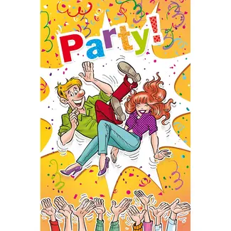Wenskaart 'Party!' (11x17cm)