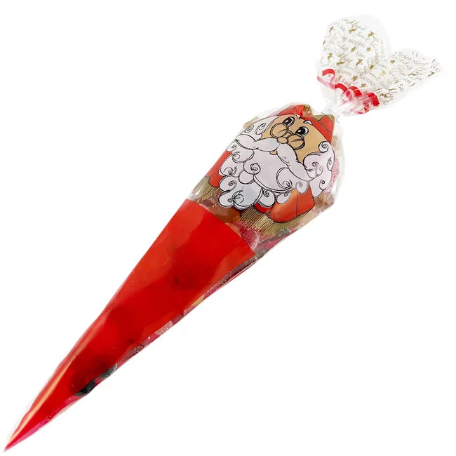 Haribo Puntzak Sinterklaas met 250g gemengd Haribo snoep