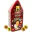 Spookhuis van metaal met 250g Halloween chocoladeballetjes