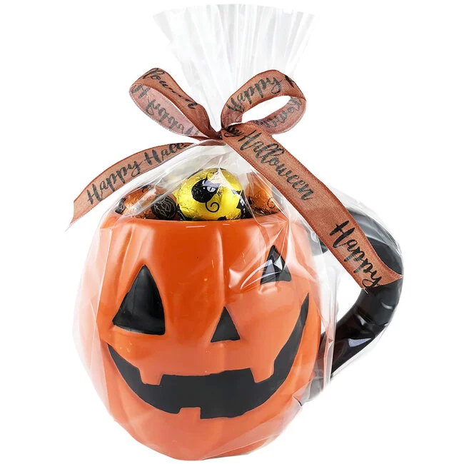 Leonidas Halloween mok met 25 chocoladeballetjes