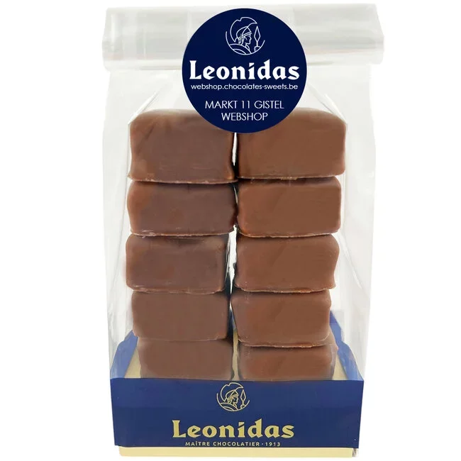 Leonidas Marshmallows omhuld met melkchocolade (10 stuks)