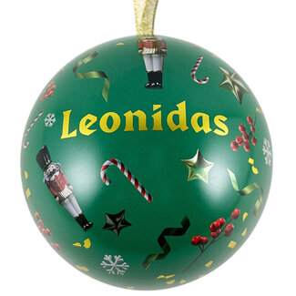 Leonidas Kerstbal (tin) 24 feestballetjes