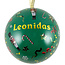 Leonidas Green metal Christmas bauble with 24 festive chocolates