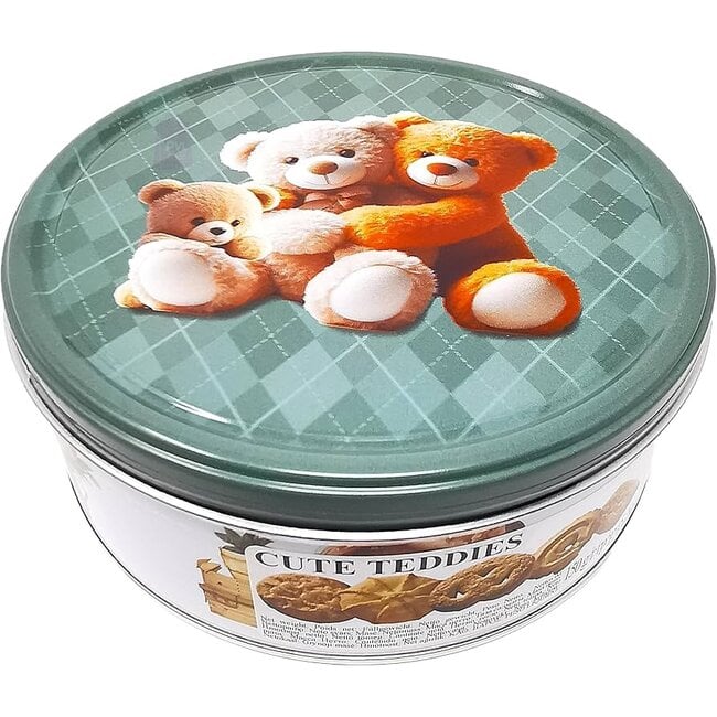 Deense koekjes met roomboter in Teddy-blik 150g