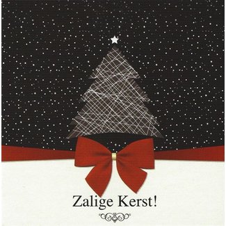 Wenskaart 'Zalige Kerst' (7x7cm)