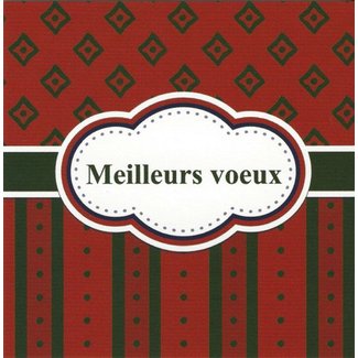 Greeting Card 'Meilleurs vœux' (7x7cm)