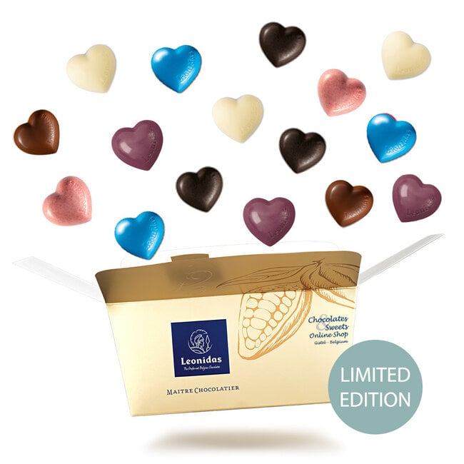 Leonidas Kleine Hartjes 350g - Verfijnde Chocoladelekkernijen