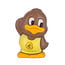 Premium Colored Duck Figure 40g