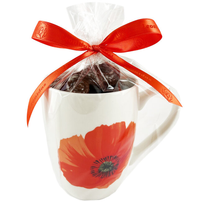 Mug Fleur de Pavot garni de douceurs (1 pièce)