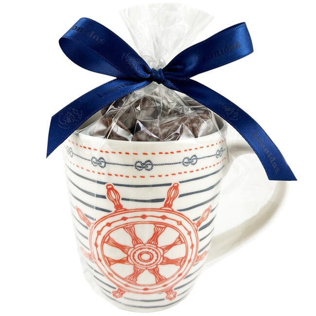 Boat Steering Wheel Mug Filled with Premium Treats (1 piece)