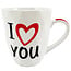 I LOVE YOU Mok gevuld met pralines of confiserie