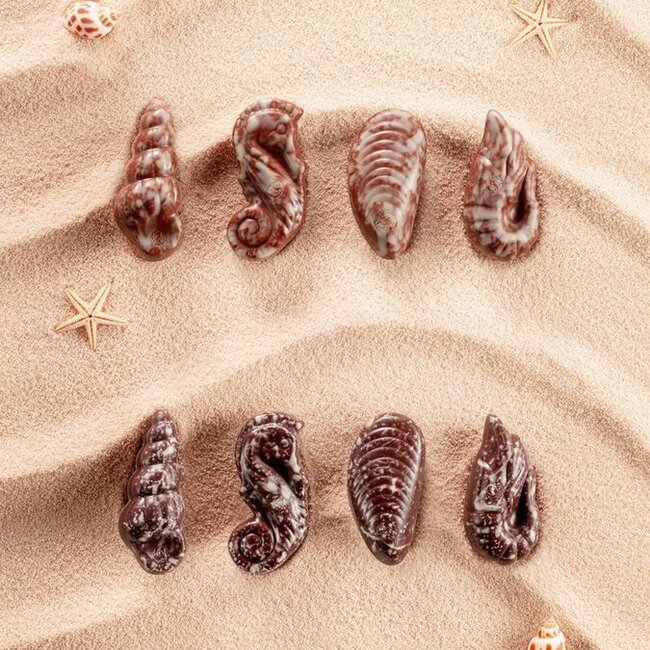 Porzellanbecher 'I LOVE YOU' mit Schokoladenfüllung