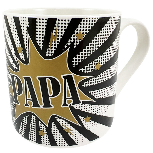 Porzellanbecher 'PAPA' - Gefüllt mit feiner Schokolade