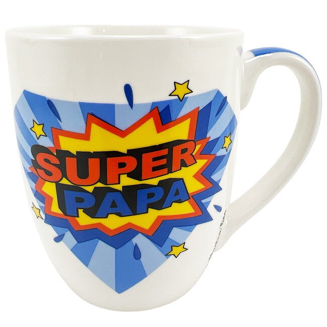 Tasse à café SUPER PAPA garnie de 200g de chocolats