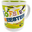Ceramic Mug 'Best Teacher' Filled with 15 Premium Belgian Chocolates