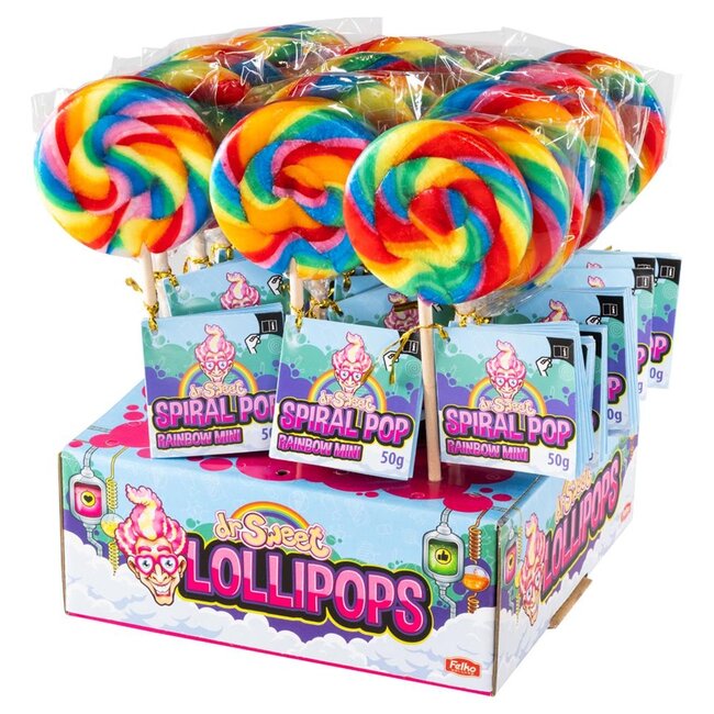 Sucettes arc-en-ciel (Lot de 24 pièces)