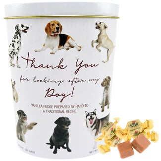 Blechdose (Thank You - Dog) Vanille-Fudge 250g