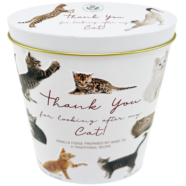 Thank You Cat Tin Vanilla Fudge 250g (250g)