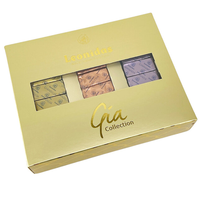 Leonidas Coffret Or Gianduja 390g - Assortiment de 36 chocolats