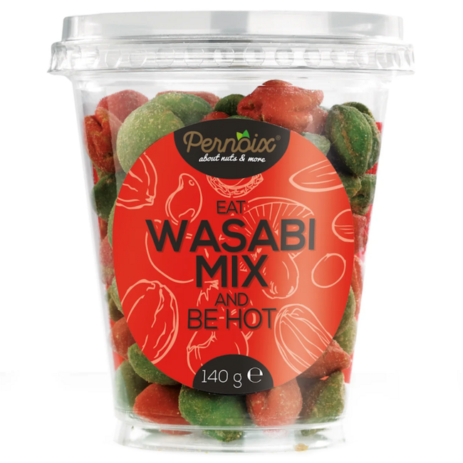 Pernoix Wasabi Mix 140g Spicy Crunchy Snack Blend