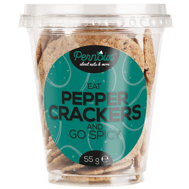 Pernoix Zwarte pepercrackers 55g