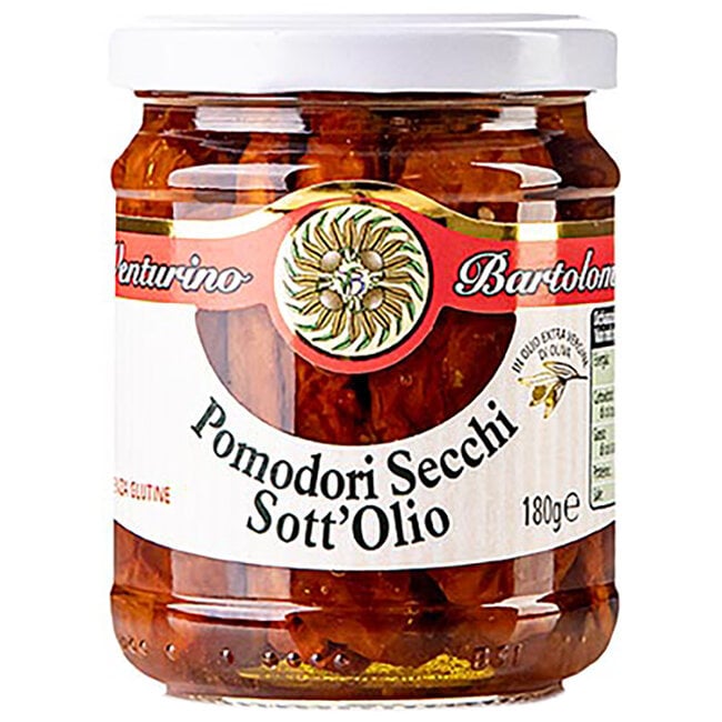 Zongedroogde Tomaten in Extra Vierge Olijfolie 180g