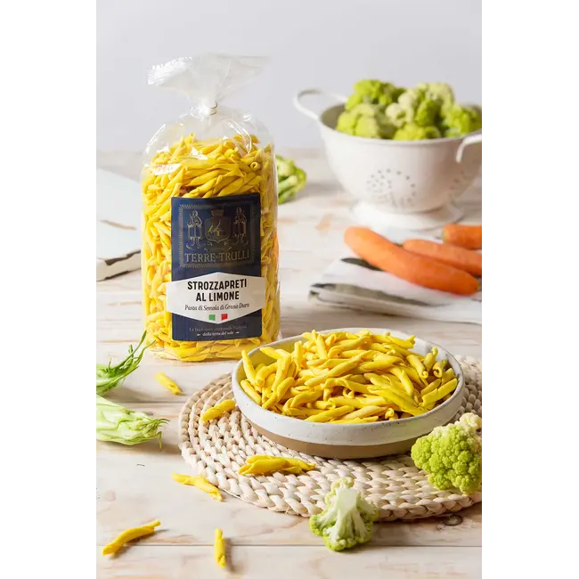 Pasta Strozzapreti Zitrone 500g - Premium Italienische Spezialität
