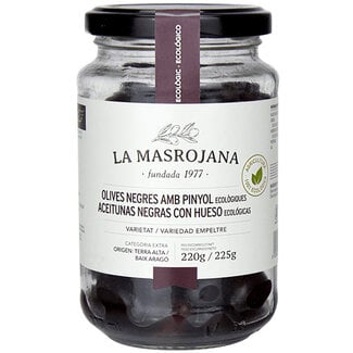 Black Empeltre (organic) olives 220g