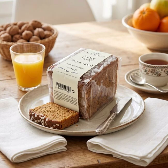 Pfefferkuchen mit Perlenzucker 220g - Traditionelles Gebäck