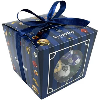 Leonidas Supporter's box - 54 Chocolate Footballs