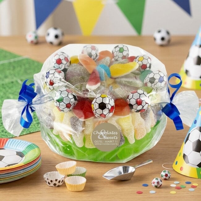 Snoeptaart Voetbal - Feestelijke traktatie voor voetbalfans 700g