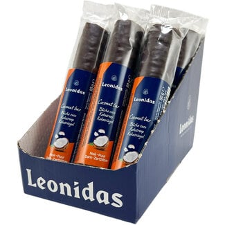 Leonidas Coconut bar Dark 80g VALUE PACK (12)