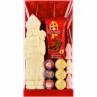 Leonidas St. Nicholas Gift Bag (L) white