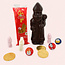 Leonidas St. Nicholas Gift Bag (L) with dark chocolate St. Nicholas figure and treats