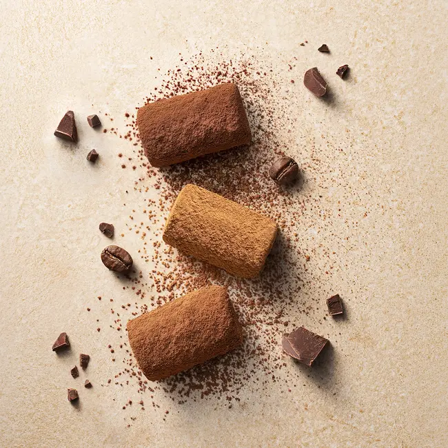 Leonidas Zakje met 240g Truffels Koffie, heerlijke chocolade met koffiearoma