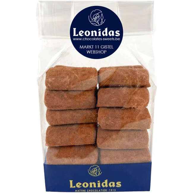 Leonidas Zakje met 240g Klassieke Truffels, Premium Belgische Chocolade