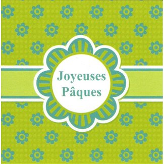 Greeting Card 'Joyeuses Pâques' (7x7cm)