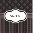 Grußkarte 'Sterkte' (7x7cm)