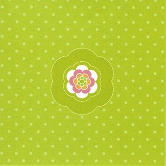 Wenskaartje 'groen' (7x7cm)