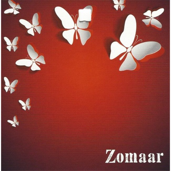 Grußkarte 'Zomaar' (7x7cm)
