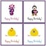 Greeting Card 'Happy Birthday' (7x7cm)