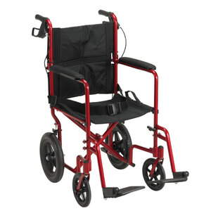 Transport Wheelchair w/ Handbrakes