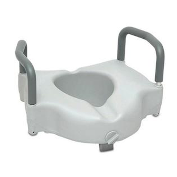 Toilet Seat Riser w/ Lock And Arms
